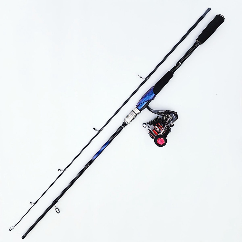 Bộ Cần Câu Lure Kratos Máy Đứng FS3000 Cần Câu Cá Carbon Kèm Dây PE Và Hộp Mồi Lure