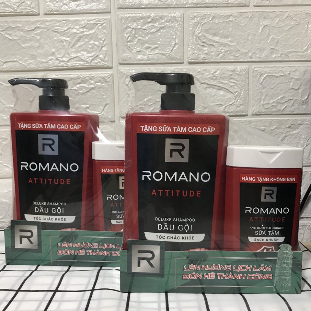 Dầu Gội Cao Cấp Cho Nam Romano
