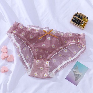 combo 10 quan lót ren hoa cúc tơ lụa