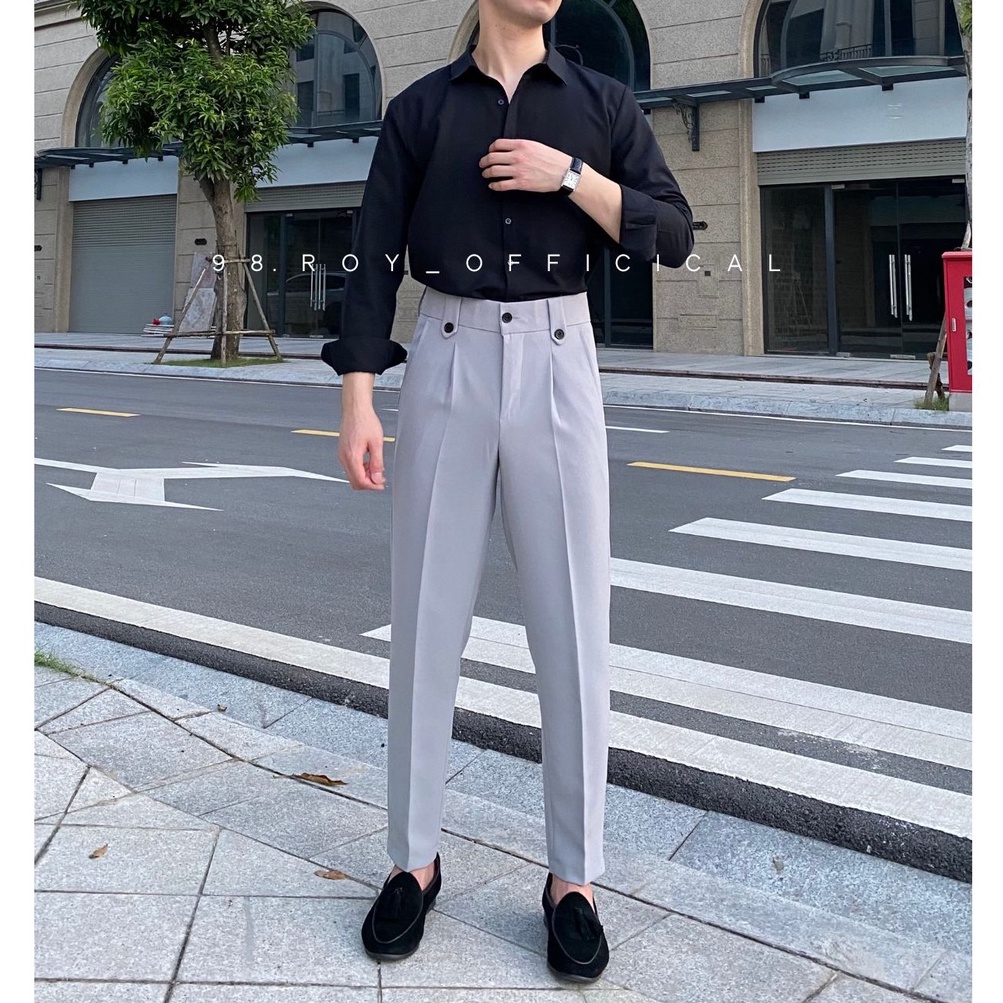 Quần âu nam đỉa cúc