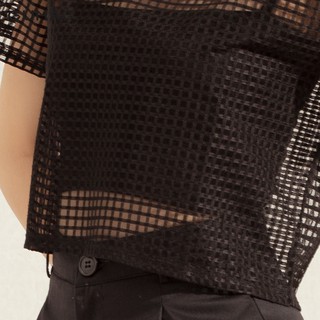 Áo croptop lưới ATA1148 GUMAC (Không gồm áo dây)