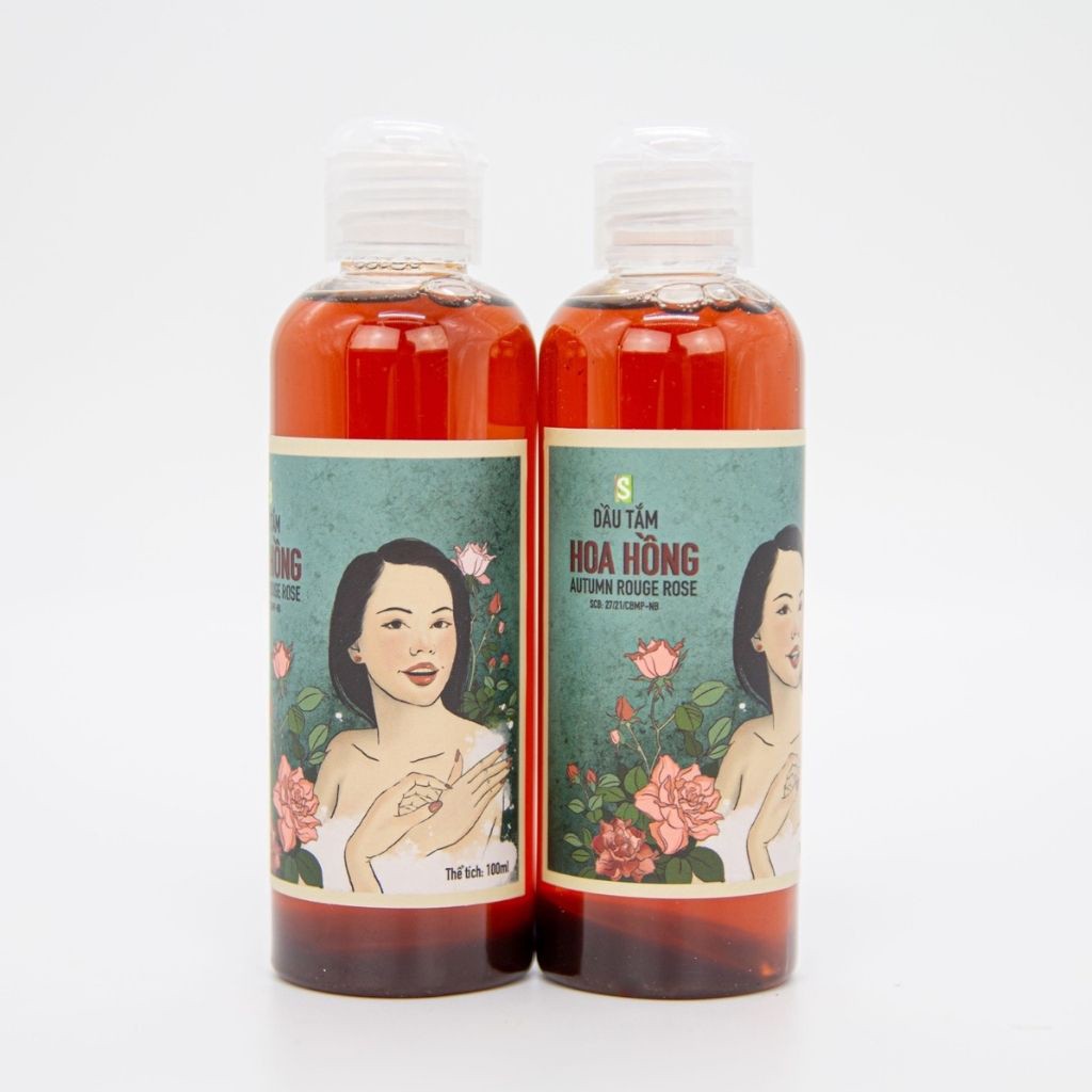 Dầu Tắm Hoa Hồng Sinh Dược 100% Thiên Nhiên ( chai 100ml)