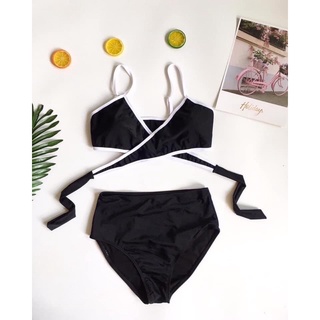 bikini hai mảnh cột eo