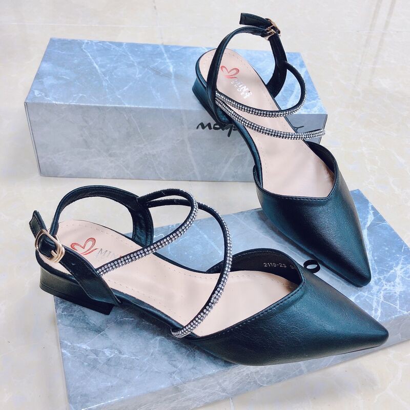 Min's Shoes - Giày Xăng Đan Cao Cấp Quai Đá S296