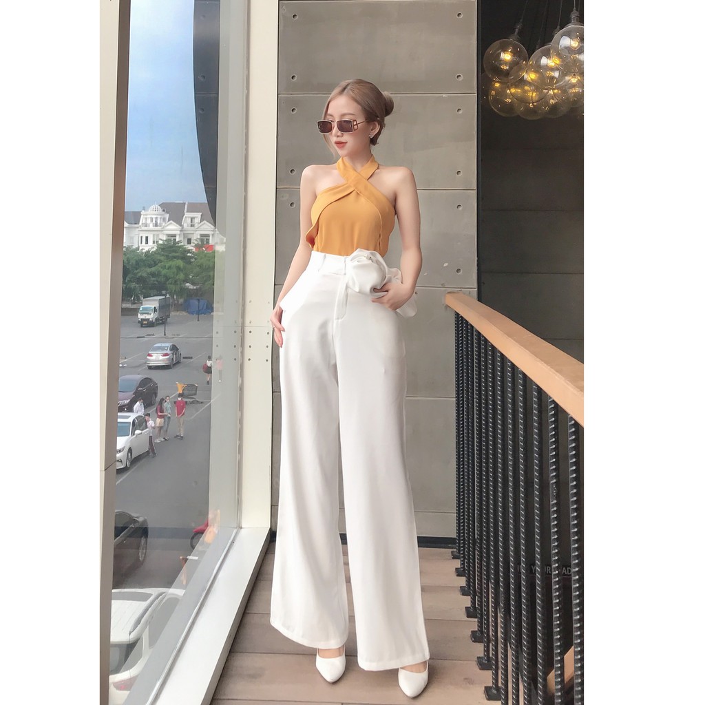 Quần ống suông cạp cao dáng đứng MIMIX AQ2170 | BigBuy360 - bigbuy360.vn