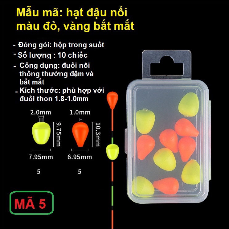 Hạt xốp đầu phao câu đài giúp độ phao cho dễ nhìn, độ nổi tốt hơn,..... - DIHOSO FISHING