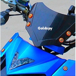 Ốc màu trang trí xe máy ( M6 nhôm màu CNC mẫu 1 )