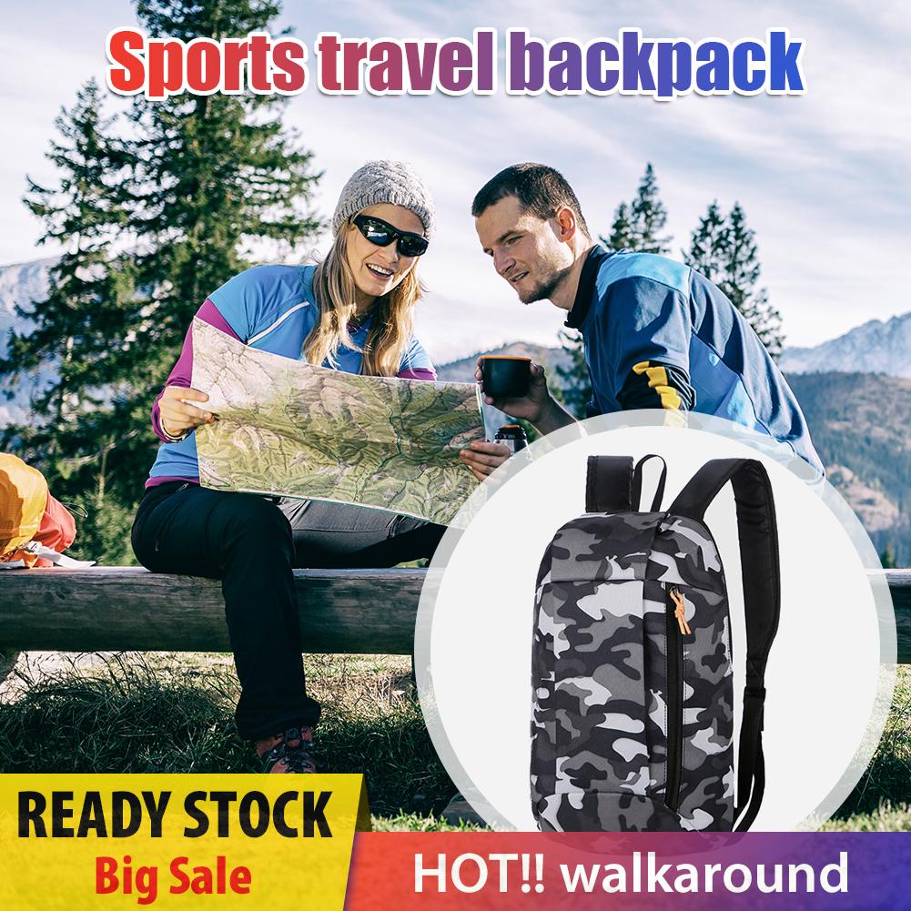 Balo leo núi thể thao chạy bộ đạp xe 10L họa tiết rằn ri chống nước cho nam và nữ