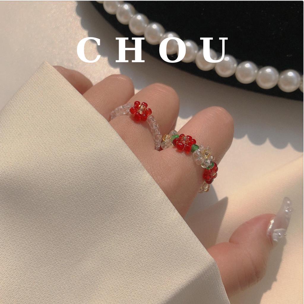 Nhẫn Hạt Cườm Hàn Quốc | CHOU ACCESSORIES |