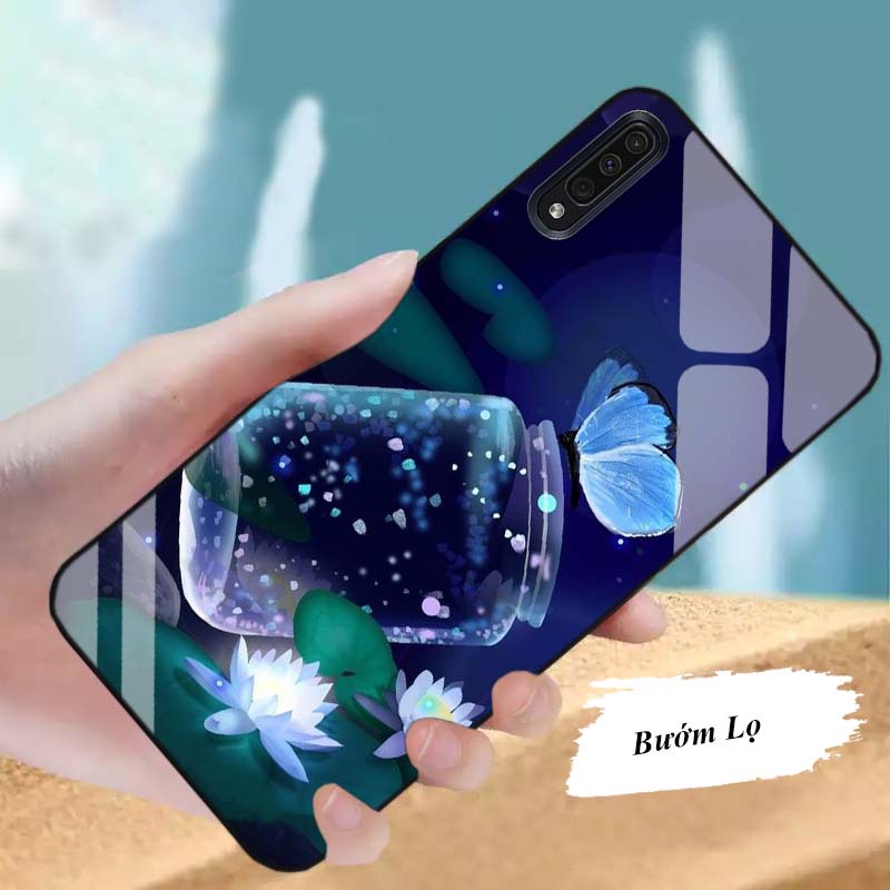 Ốp Lưng SAMSUNG A30s, A50, A50s, A70, A7 2018 Lưng Kính Cường Lực Cao Cấp Mới Nhất