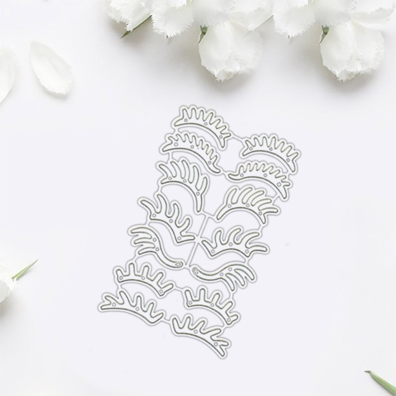 Aoto Khuôn Cắt Giấy Dập Nổi Bằng Kim Loại Hình Lông Mi Trang Trí Album Ảnh Deco