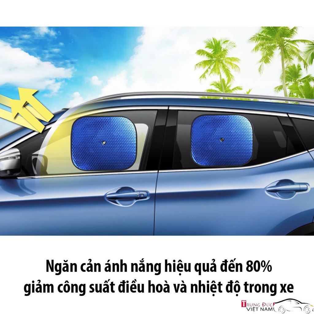 [Mã LIFEAUMAY giảm 10% tối đa 30k đơn 150k] Tấm Che Nắng Ô Tô - Tấm Chắn Nắng Ô Tô Loại Dày, Tráng Bạc Chống Nóng