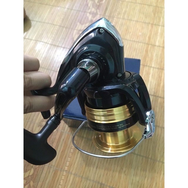 Máy câu cá DAIWA 4000 2b máy cực khoẻ quay mượt y hình giá rẻ