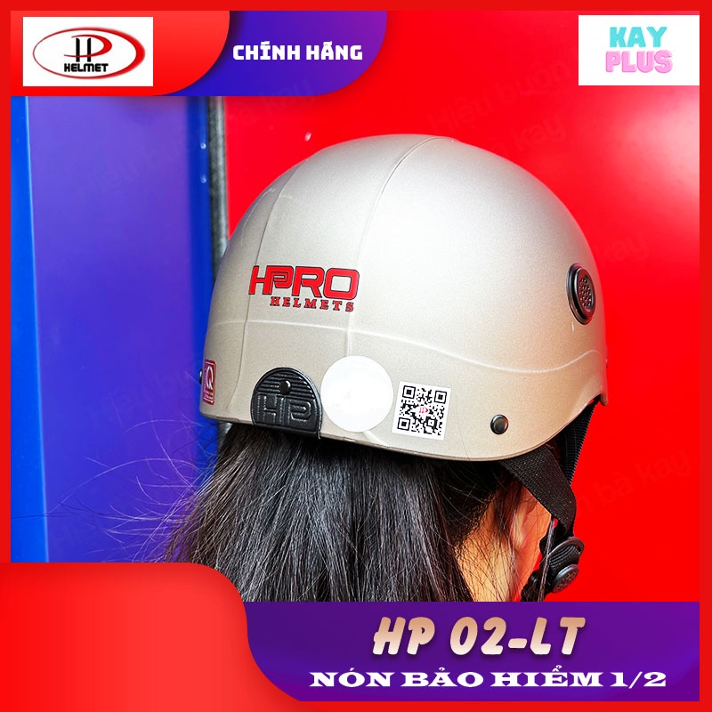 Mũ - Nón bảo hiểm 1/2 sơn - HPPro