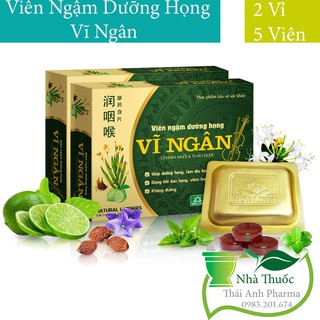 Viên Ngậm Dưỡng Họng Vĩ Ngân Hộp 2 Vỉ