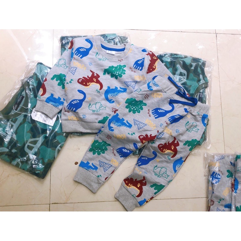 Bộ khủng long HM bé trai 1-6T
