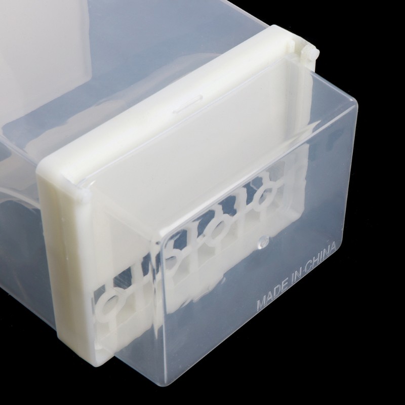 Hộp đựng thức ăn tự động cho chim vẹt bằng acrylic tiện lợi