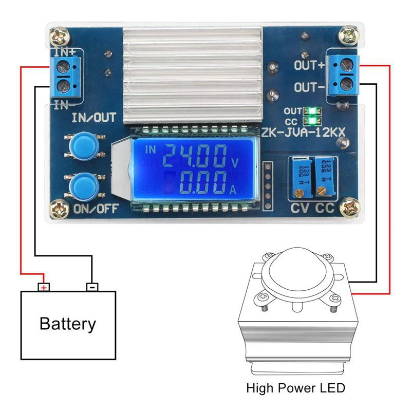 Mô Đun Hạ Áp Dc 0-32v 12a Lcd | BigBuy360 - bigbuy360.vn