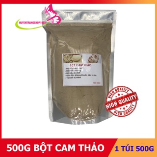 500Gr bột cam thảo nguyên chất handmade có giấy VSATTP