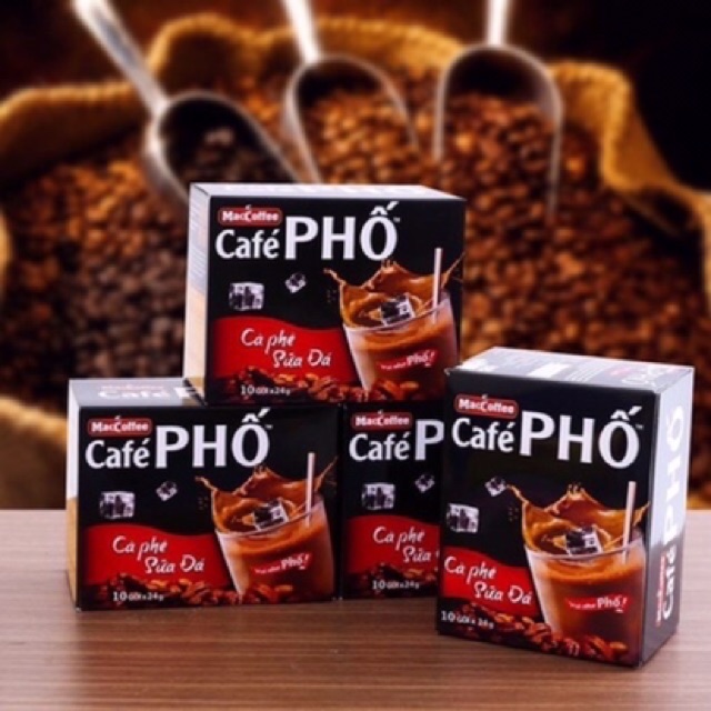 Cafe sữa Phố (hộp 10 gói x 24g) | BigBuy360 - bigbuy360.vn