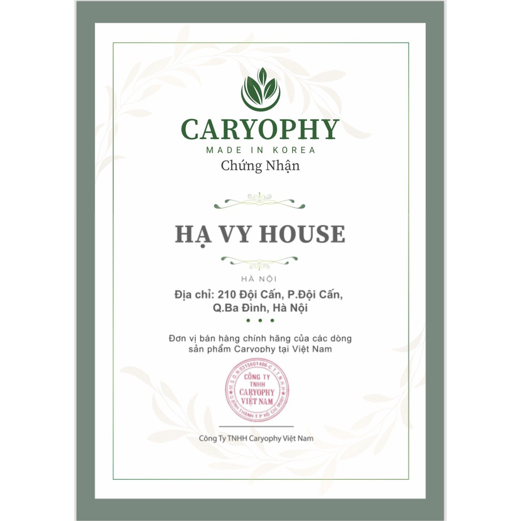 Bộ sản phẩm Caryophy giảm mụn mờ thâm(Sữa rửa mặt 150ml + Toner 300ml + Serum 10ml) | BigBuy360 - bigbuy360.vn
