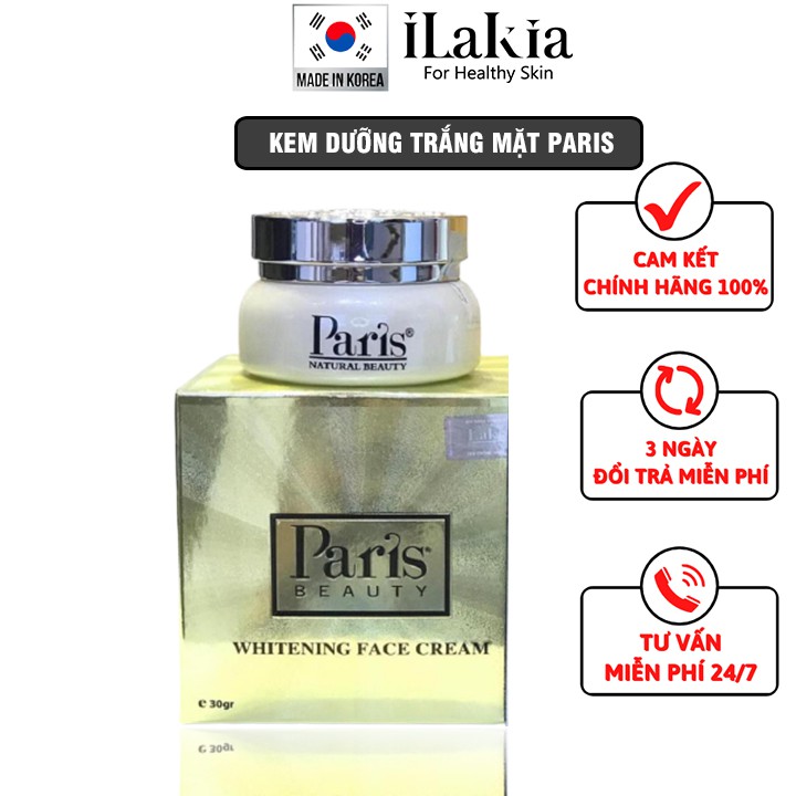 Kem Dưỡng Trắng Da Nâng Tone Paris Whitening Face Cream  Dưỡng Ẩm Chống Lão Hoá