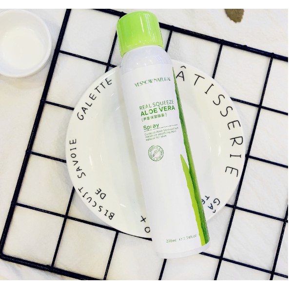 Xịt khoáng nha đam cấp nước, dưỡng ẩm, sáng da [220ml] | BigBuy360 - bigbuy360.vn