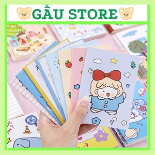Sổ tay mini giá rẻ 32 trang có dòng kẻ bỏ túi tiện lợi nhiều mẫu xinh xắn