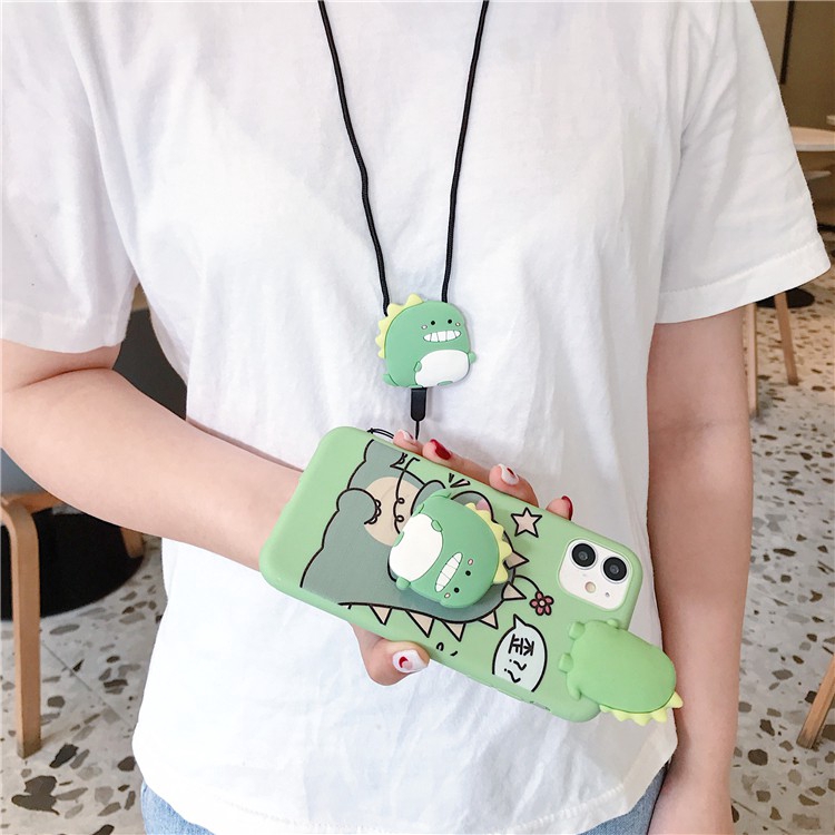 Ốp điện thoại iphone silicone mềm họa tiết hoạt hình cho X XSMAX XR 6s+ 7plus 8 Plus 11 Pro Max