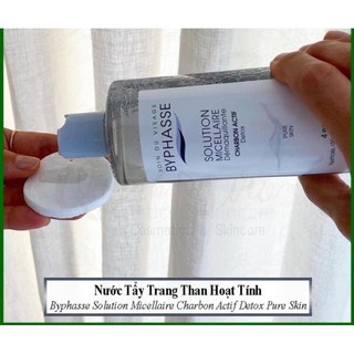 [HÀNG CTY + TEM PHỤ] NƯỚC TẨY TRANG BYPHASSE THAN HOẠT TÍNH 500ML