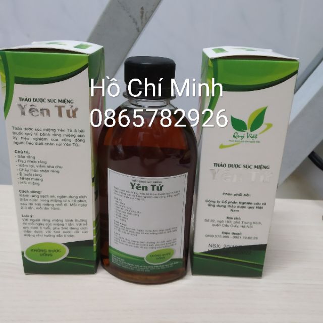 Nước súc miệng thảo dược Yên Tử 250ml