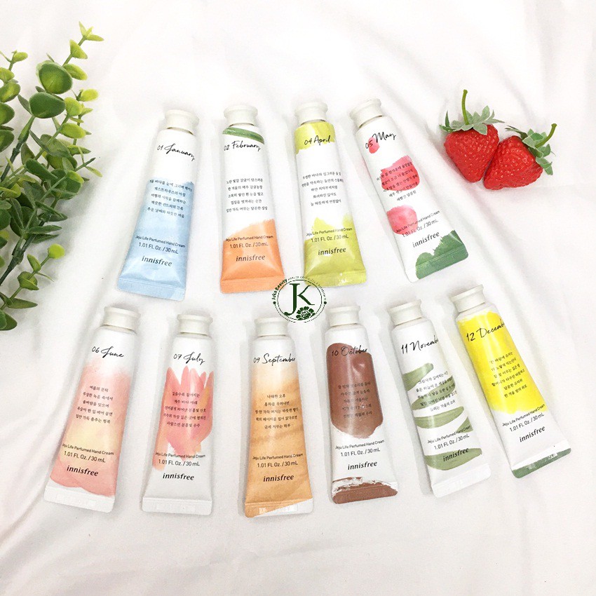 Kem dưỡng da tay Innisfree Jeju Life Perfumed Hand Cream 30ml | BigBuy360 - bigbuy360.vn