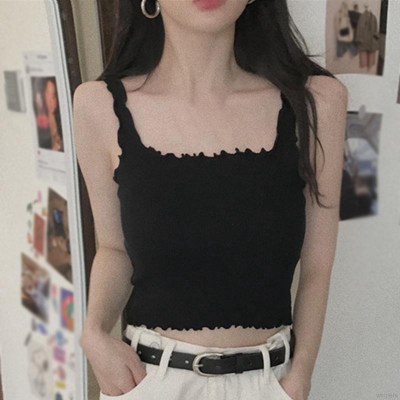 [Mã FAMAYWA giảm 10K đơn 50K] Áo Dệt Kim Hai Dây Thời Trang Xinh Xắn Cho Nữ | BigBuy360 - bigbuy360.vn