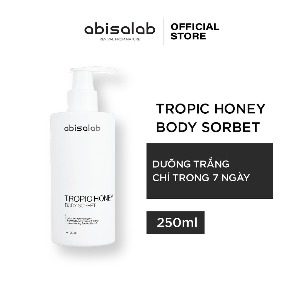 Sữa dưỡng thể Abisalab Tropic Honey Body Sorbet 250ml