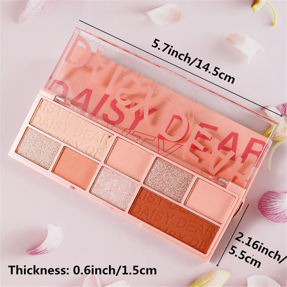 [Hàng mới về] Bảng Phấn Mắt 8 Màu Lì / Nhũ Kháng Nước Lâu Trôi Thiết Kế Thời Trang