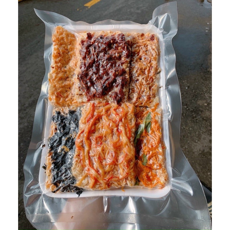 cơm cháy nếp lục vị