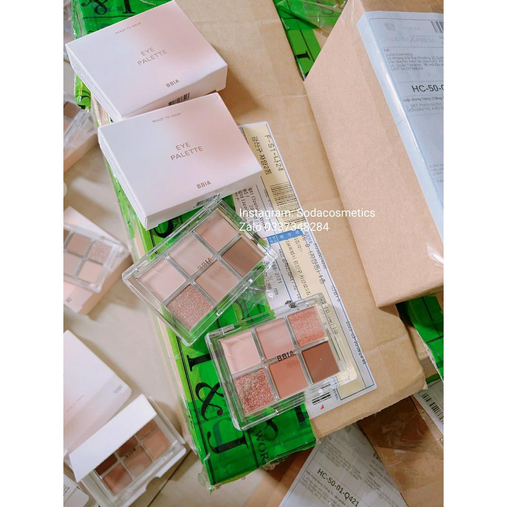 Bảng phấn mắt 6 ô BBIA Ready To Wear Eye Palette