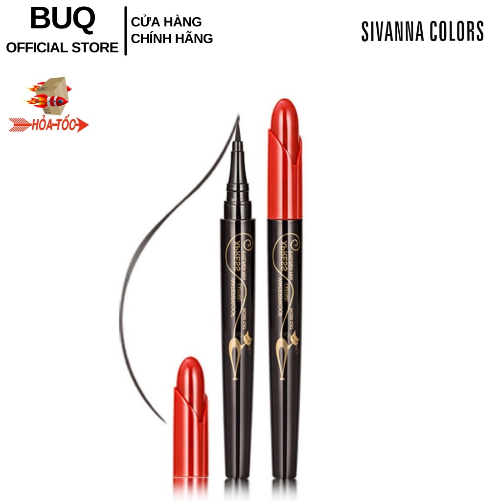 Kẻ Mắt Nước Sivanna Colors Xpress Eyeliner Pen (Hf896) Black 2g