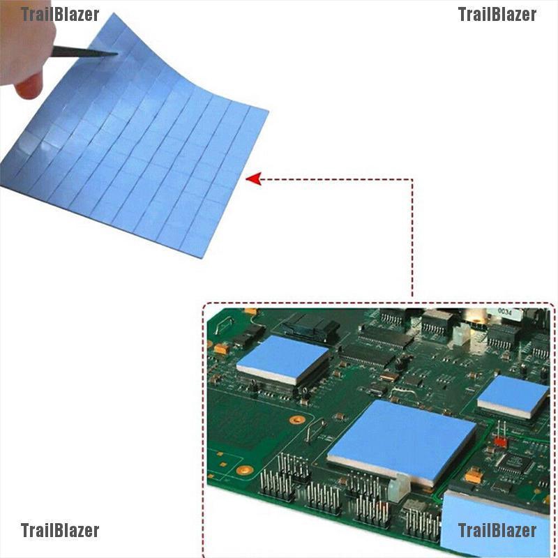 Miếng dán Silicon dẫn tản nhiệt cho CPU 100 x 100mm x1mm