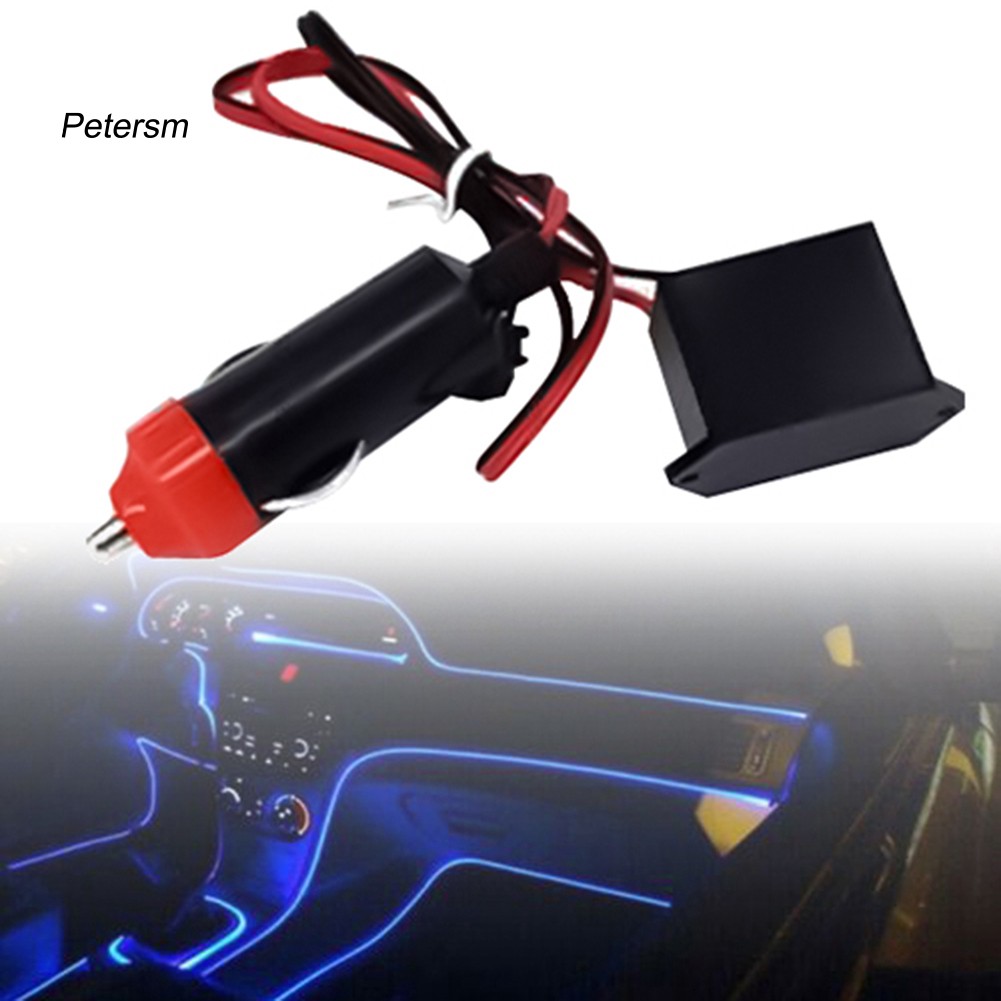Dây đèn trang trí bên trong xe hơi EL linh hoạt 12V 4m