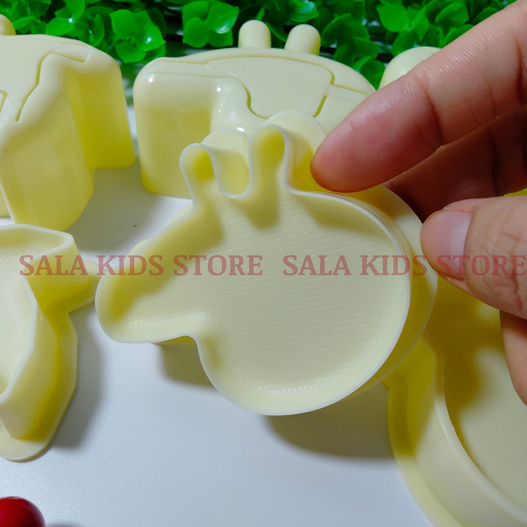 Khuôn Ép Cơm Bento Tạo Hình Làm Cơm Nắm Tam Giác Hình Thú Cho Bé Kiểu Nhật SALA KIDS