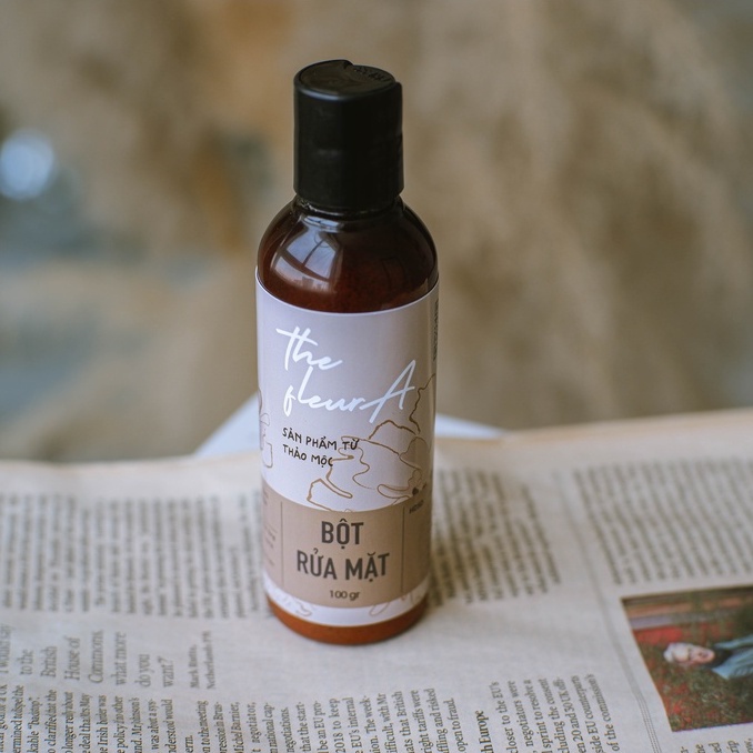 Bột Rửa Mặt Thảo Mộc Tẩy Tế Bào Chết Làm Sạch Da Mịn Da Giảm Thâm Mụn Dưới Da Sạch Bã Nhờn Thảo Mộc Fleura | BigBuy360 - bigbuy360.vn