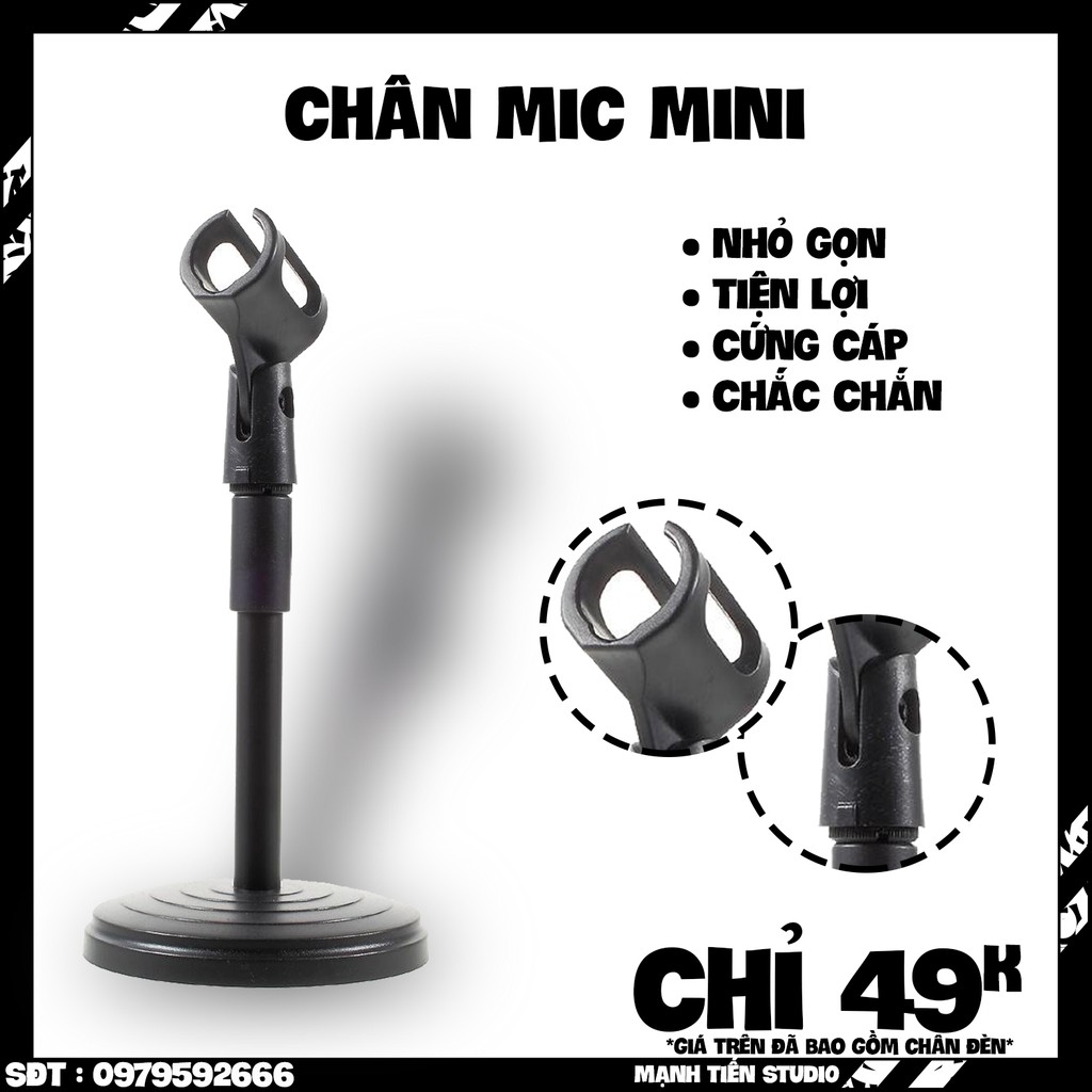 Combo tiện lợi giá đỡ kẹp micro và kẹp 2 điện thoại chân đế chắc chắc livestream  bán hàng  hoc onl đa năng gấp gọn