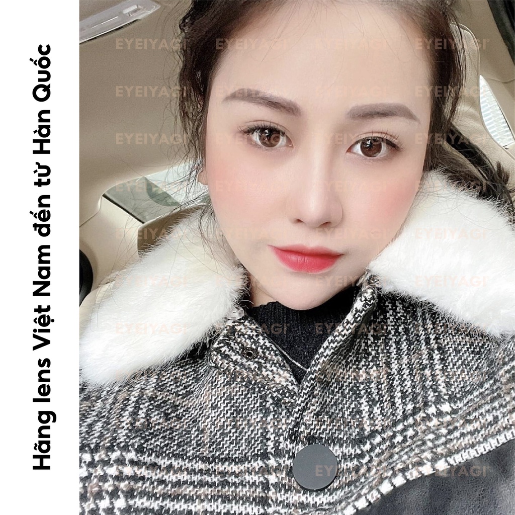 EYEIYAGI MIRA CHOCO Tone nâu PREMIUM SILICONE HYDROGEL | Anti UV | Chính hãng HÀN QUỐC