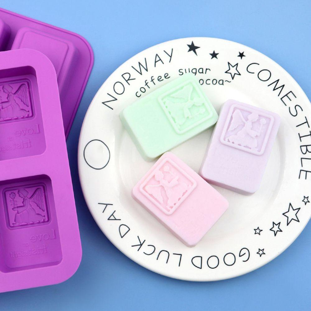 Khuôn Làm Xà Phòng Handmade Silicone 3D 4 / 6 Ô Hình Bông Tuyết