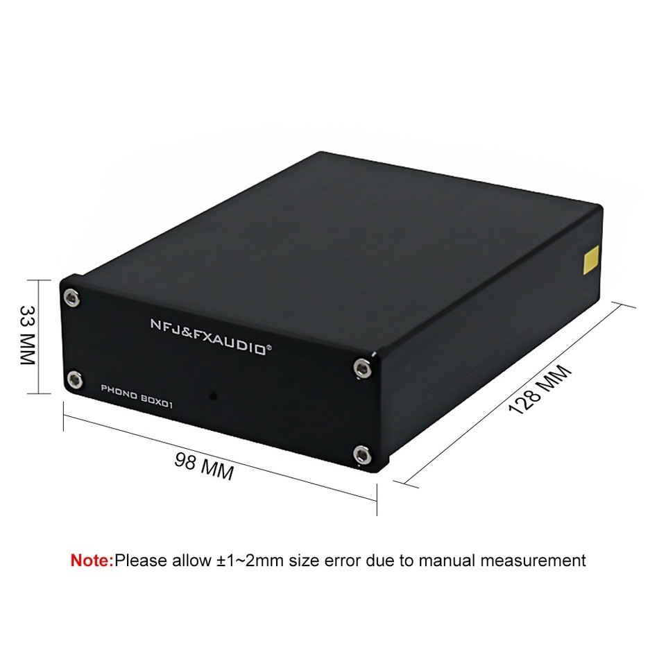 Bộ khuếch đại âm thanh PHONOGRAPHIC Cartridge Preamp FX-Audio BOX01 Mini MM âm thanh HIFI AMP dùng cho đĩa Vinyl