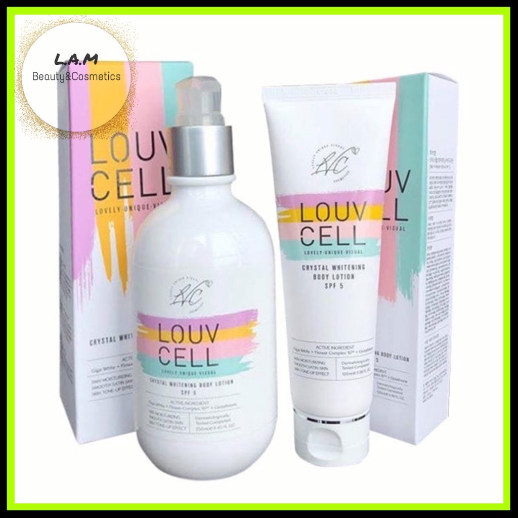 Dưỡng Thể Trắng Da LOUV CELL Crystal Whitening Body Lotion