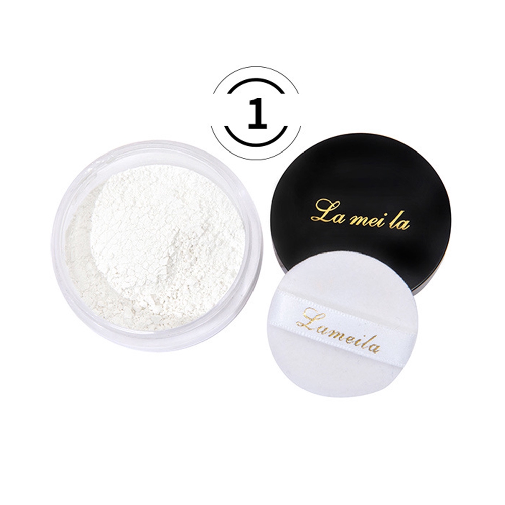 [Hàng mới về] Phấn phủ dạng bột Lameila kèm bông mút phủ phấn tiện lợi cho trang điểm | BigBuy360 - bigbuy360.vn