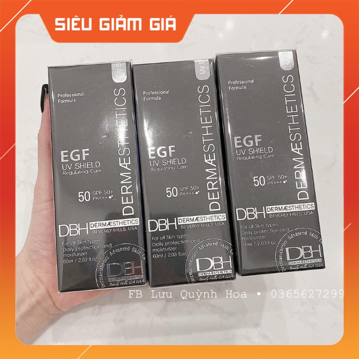 Kem chống nắng DBH 60ml Fullbox ( Bản Mỹ chứa EGF , FGF , DNA )