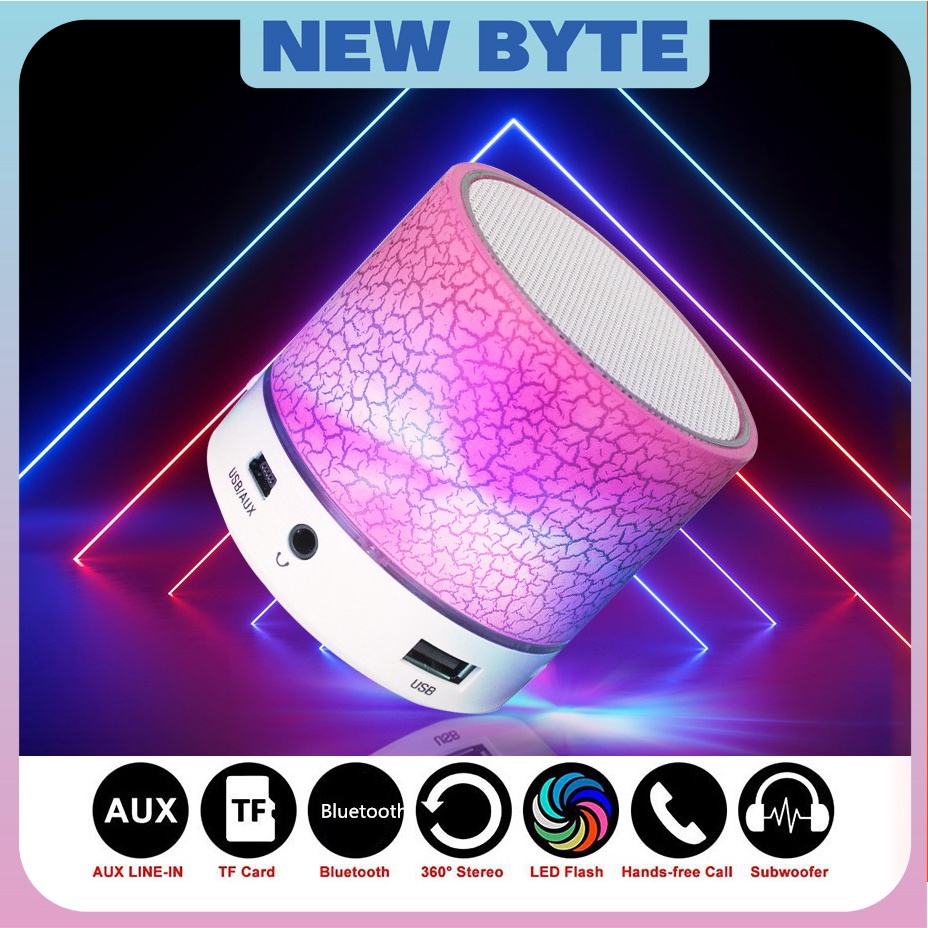 Loa bluetooth trứng nhấp nháy nhiều màu sắc, loa mini cầm tay để bàn thời gian hoạt động từ 1 đến 3 giờ